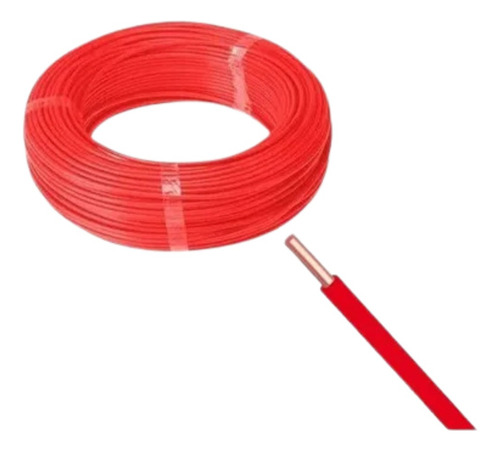 Fio Rígido/sólido 750v 4mm2 Controller 100 Metros Cobertura Vermelho
