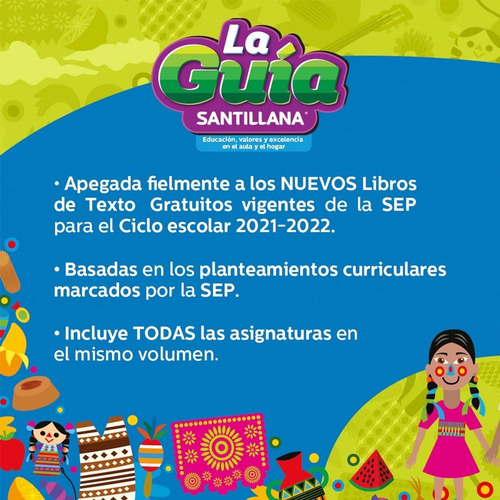 Imagen 5 de 6 de La Guía Santillana 1er Grado Primaria Oficial
