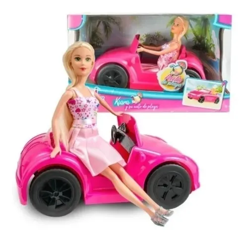 Mu eca Kiara Y Su Auto De Playa Poppy Doll