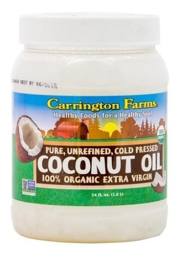  Aceite De Coco Orgánico 1.53 Kg Carrington Farms