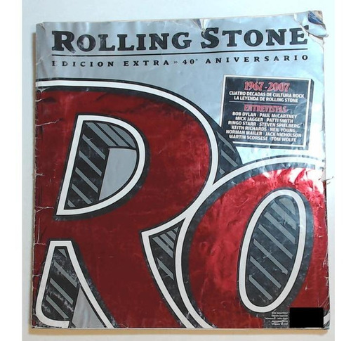 Revista Rolling Stone Edicion Extra 40 Aniversario