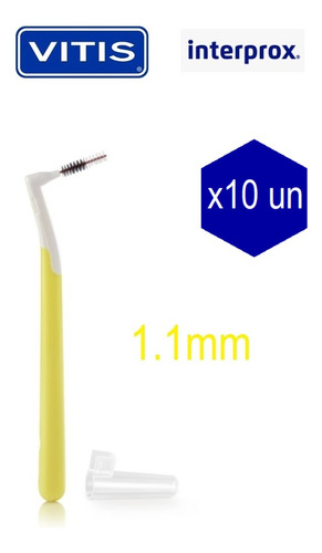 Cepillo Interprox Plus Mini 1.1mm Pack X10 Unidades