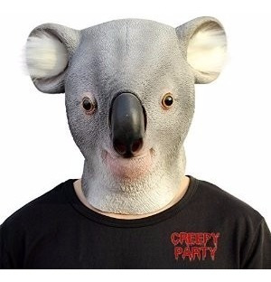 Máscara Cabeza De Koala Deluxe Unitalla Adulto