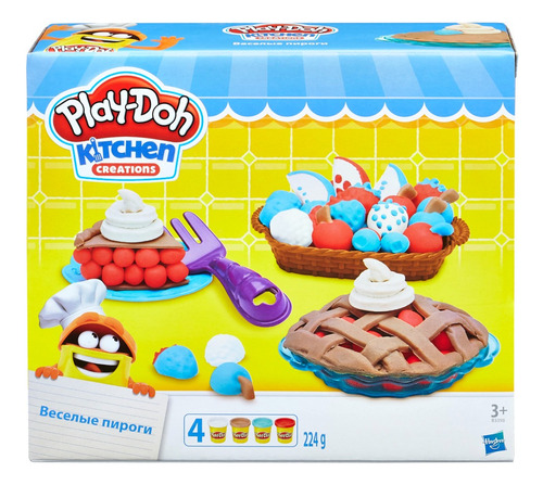 Masas Play-doh Pasteles Divertidos Con Accesorios