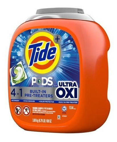 Tide Pods Ultra Oxi Detergente - Kg A $50000