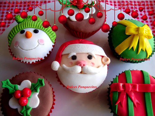 Navidad Mesa Dulce Cupcakes Cookies Pan Dulce Budines Tortas | MercadoLibre
