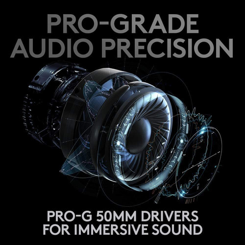 Imagen 5 de 10 de Auriculares Logitech G Pro X, Inalámbrico, Para Juegos