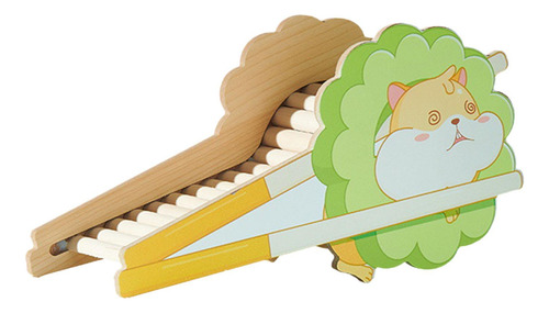 Casa De Madera Para Hámster, Cabaña Para Mascotas Estilo D