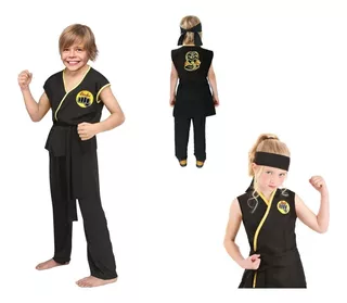 Cosplay Karate Kid Disfraz Cobra Kai Niño Disfraces Hallowen