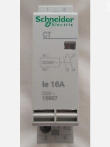Contactor Modular Schneider 2n/o 16amp Bobina 220v Ct 15957
