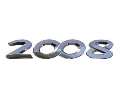 Emblema Numeros Baúl 2008 Peugeot 98002499dx