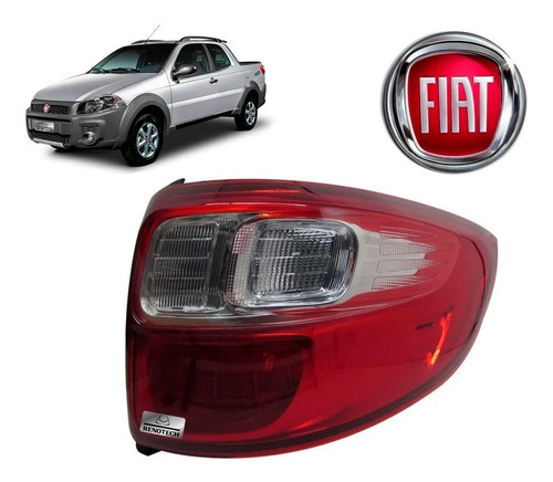 Imagem 1 de 10 de Lanterna Traseira Direita Fiat Strada 2015 Acima 035061-x