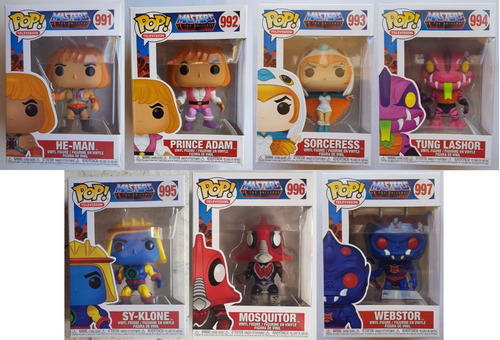 Masters Of The Universe Serie 3 Set De 7 Pop! Funko Nuevos