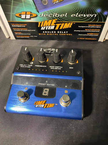 Pedal Decibel Eleven Delay Time After Time