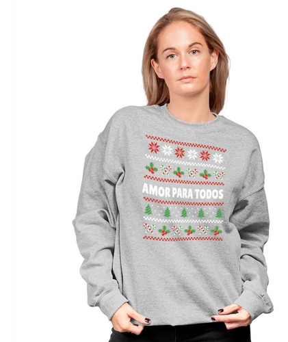 Sudadera Navidad - Unisex - Diseño Navideño- Amor Para Todos