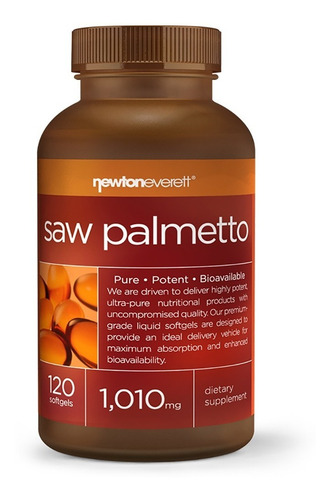 Saw Palmetto Importado, 1010mg Por Dose - 120 Caps