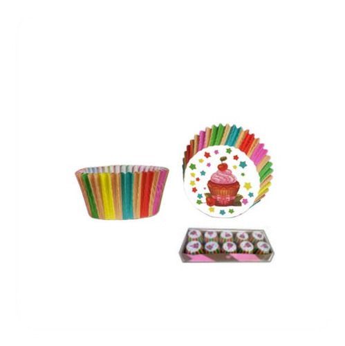 Pirotin Cupcake Nº10 Cupcake Multicolor Caja X510