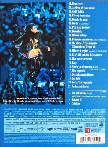 Dvd + Cd Ivete Sangalo - No Madison Square Garden: Multishow