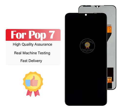 ª Pantalla Táctil Lcd For Tecno Pop 7 Bf6 Spark Go 2023 Bf7n