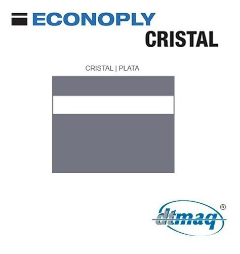 Plástico Bicapa Laserable Econoply Cristal Tercio 60x40cm