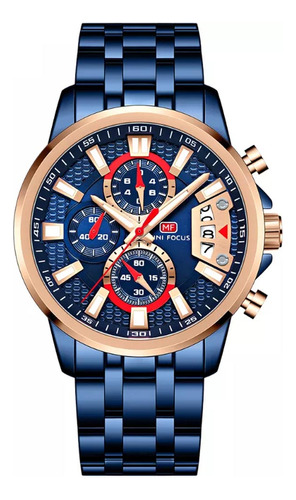 Reloj De Moda Para Hombre Mini Focus Quartzo