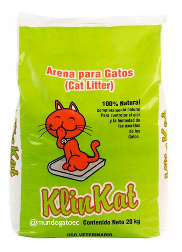 Arena Para Gatos Klinkat 20kg