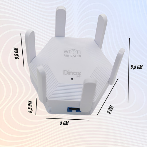 Repetidor Wifi Dinax Link 6 Antenas Compatible Starlink