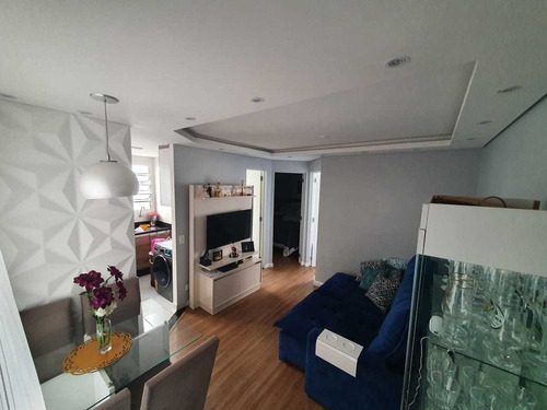 Imagem 1 de 10 de Apartamento Mobiliado 2 Dormitorios 44m² Nova Petrópolis Sbc