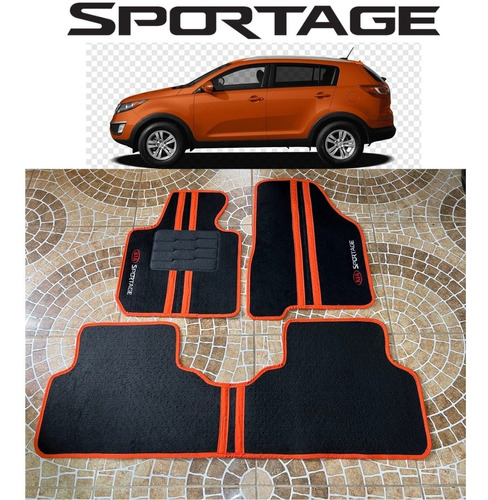 Jogo De Tapete/carpete Personalizado  Para O Carro Sportage