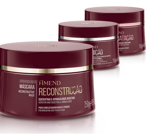 Máscara Amend Reconstrução Cronograma Capilar 250g