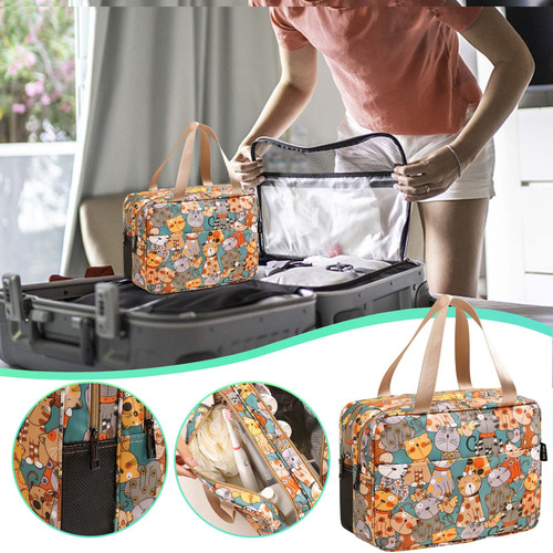 Bolsa De Cosméticos J Bolsa De Maquiagem De Viagem Portátil