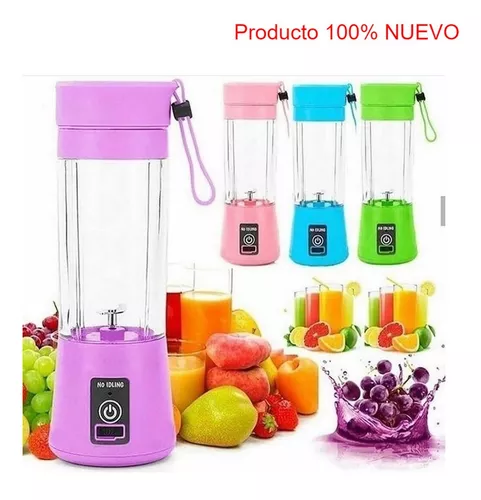 MINI LICUADORA PORTATIL RECARGABLE USB VASO DE 380ML JUGUER HM-03