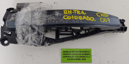 Manilla Exterior Puerta Tras Der Chevrolet Colorado 2.8 2022