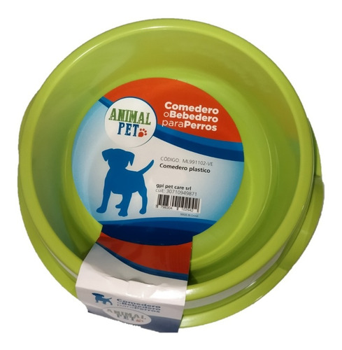 Comedero Bebedero Plastico Small Perros Cachorros Mascotas