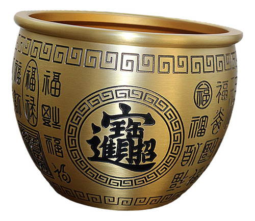 Feng Shui Treasure Basin Dinero Bowl,estatuilla Lucky,centro