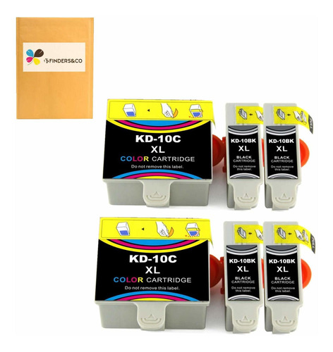 Compatible Kodak 10xl 10b 10c Combo Cartucho De Tinta D...