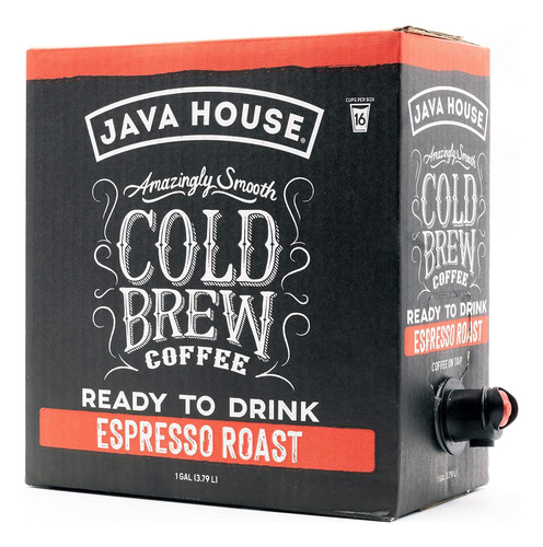 Java House Café De Grano Oscuro Cold Brew En Líquido Dispen