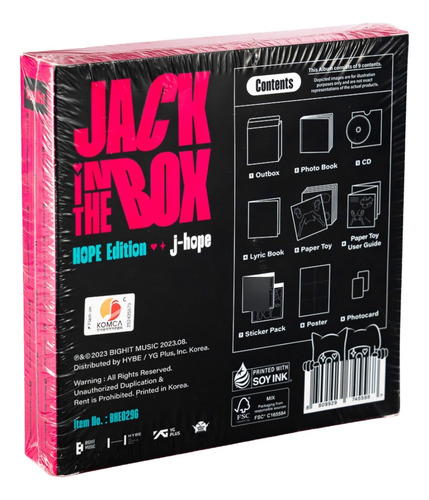 J-hope - Jack In The Box Hope Edition Album Random Original