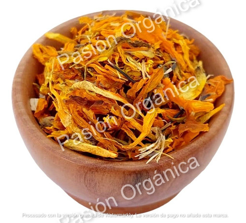 Flor Cempasuchil Premium Organica Deshid Te Infusión Vta Dir