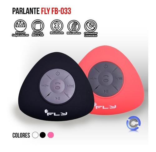 Parlant Fly Fb-033 Bluetooth Contesta Agua Aprueba De Agua