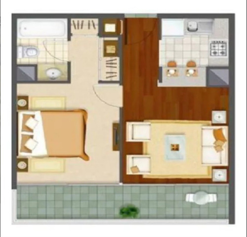 Vendo Amplio Departamento 1 Dormitorio - Est Y Bod En Ñuñoa