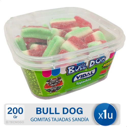 Gomitas Bull Dog Tajadas Sandia Billiken - Mejor Precio