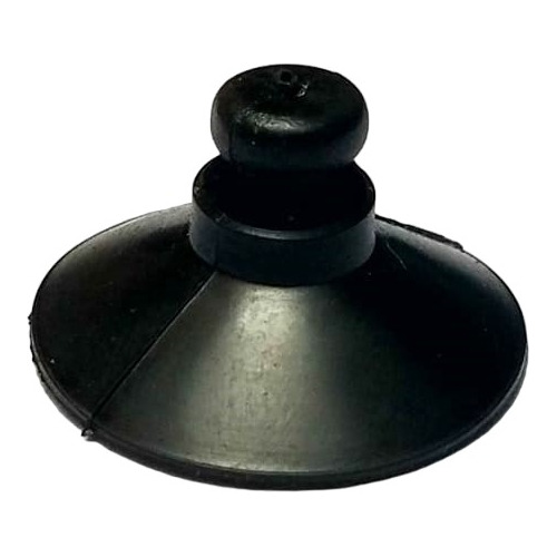 Chupa Fijadora De Vidrio De Ø3,7 Cm Color Negro - 100 Unidad