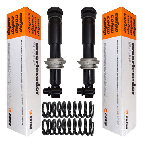 Amortecedor Cabine Fh13 2006 2007 2008 2009 2010 Kit C/ Mola