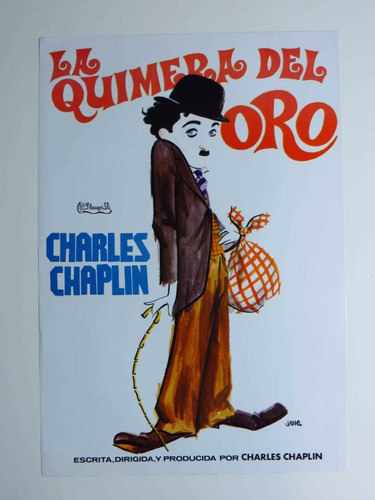 Poster Chaplin La Quimera Del Oro