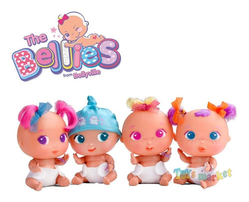 Bellies Mini Con Sonido Bebe Pinky Muak Yummy O Boo Famosa