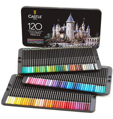 Imagen 1 de 7 de 120 Lapices De Colores Profesionales Castle Arts Supplies