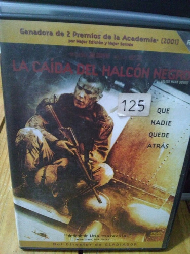Película En Dvd Original La Caída Del Halcón Negro