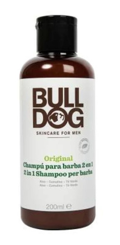 Shampoo Para Barba 2 En 1 Bulldog Original 200ml  Bull Dog