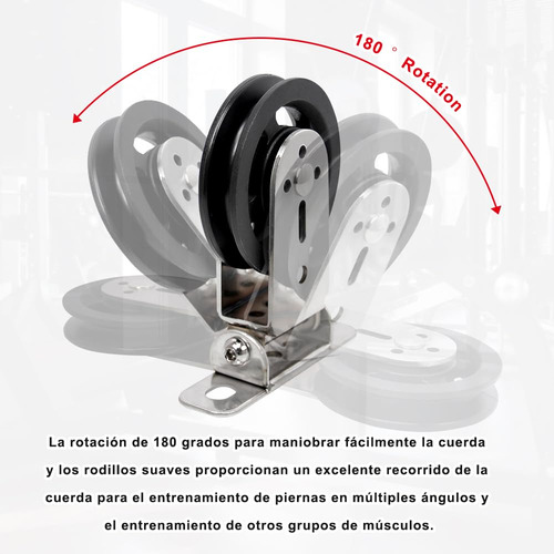 Rueda De Polea De Montaje En Pared Bloque De Polea Gimnasio